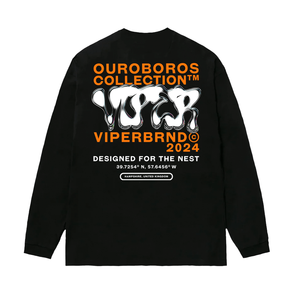 Ouroboros Longsleeve - Orange/Black image 2