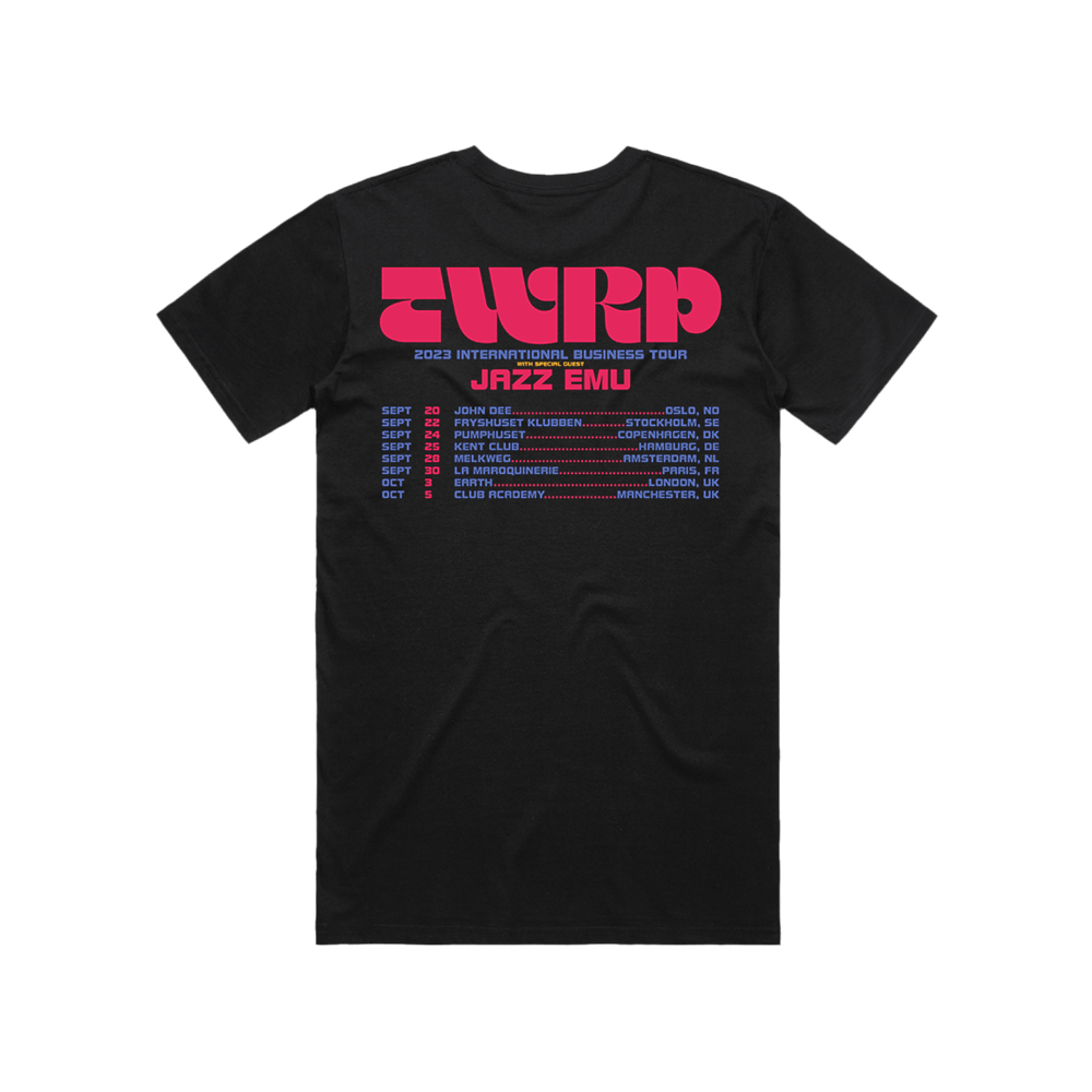 UK/EU 2023 Tour T-Shirt - Black image 2