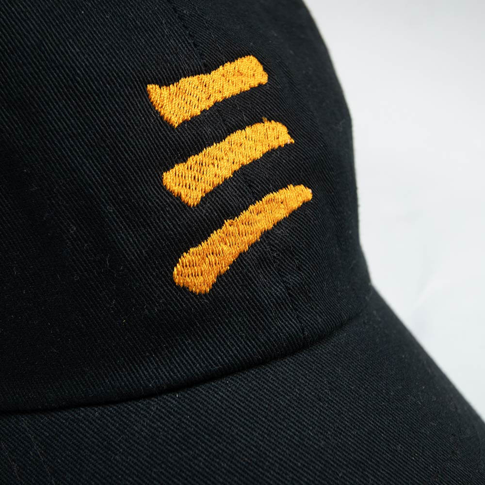 Embroidered Logo Hat - Black image 3