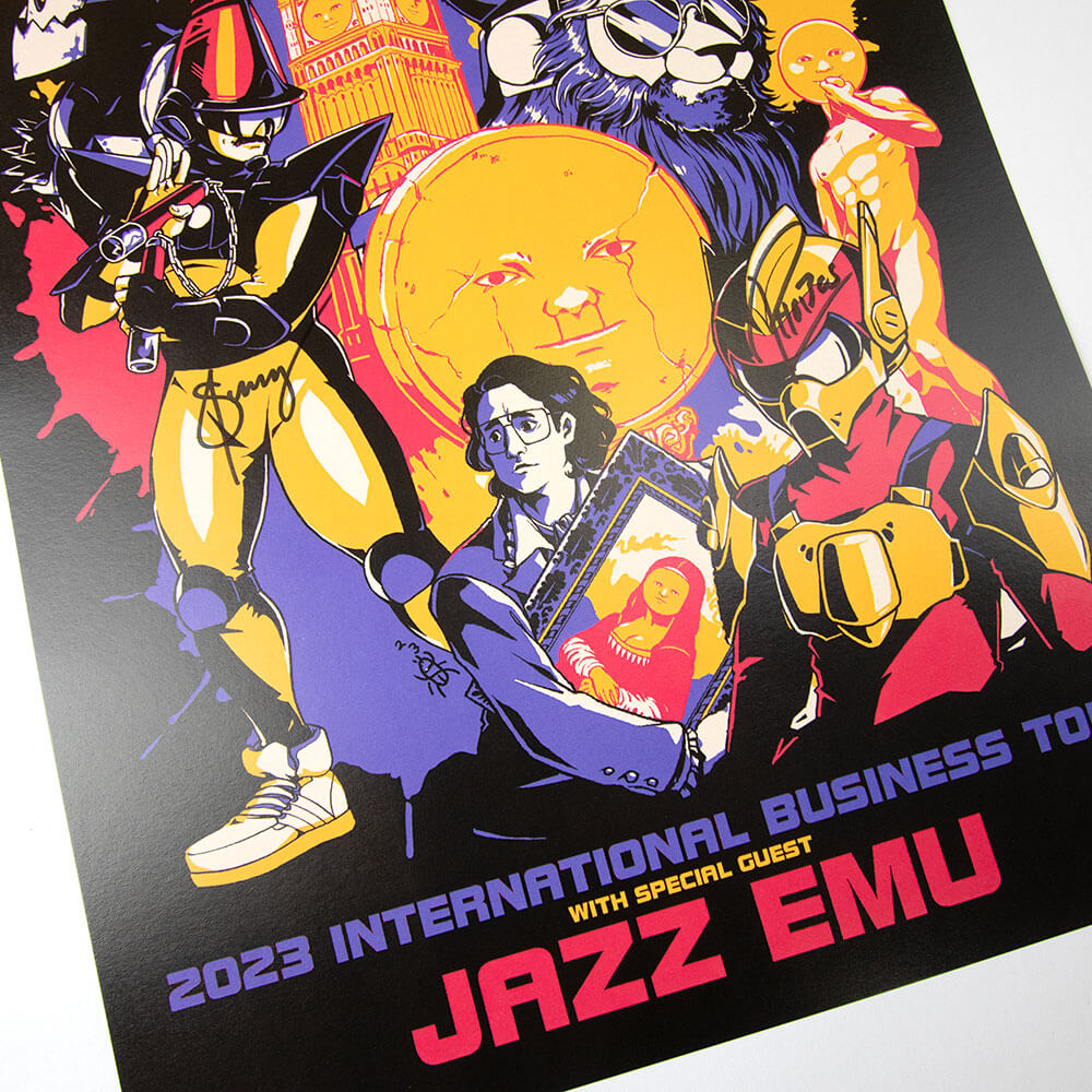 2023 IB Tour Poster - Black (Signed) image 2