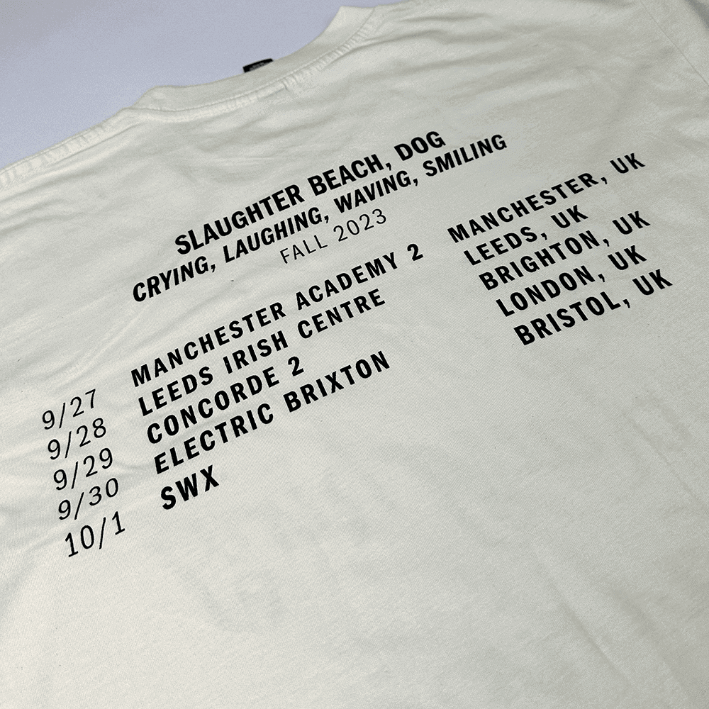 CLWS UK Tour 23 T-Shirt - Ecru image 4
