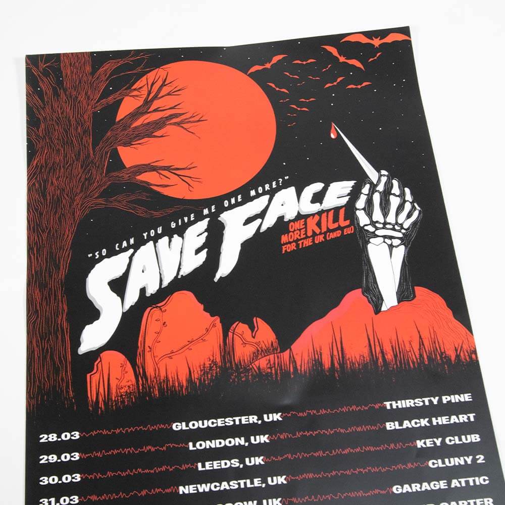 UK Tour 2025 Poster - A3 image 1