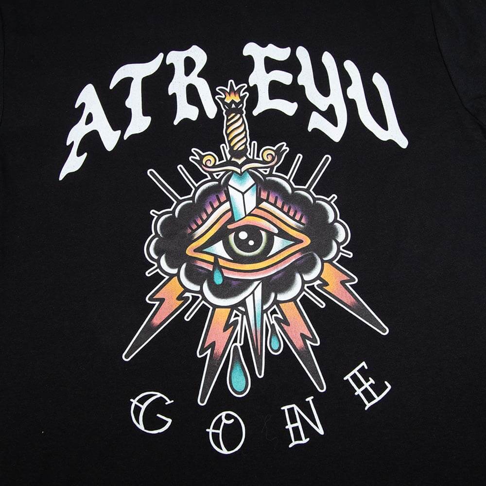 Gone Tattoo Tee - Black image 2