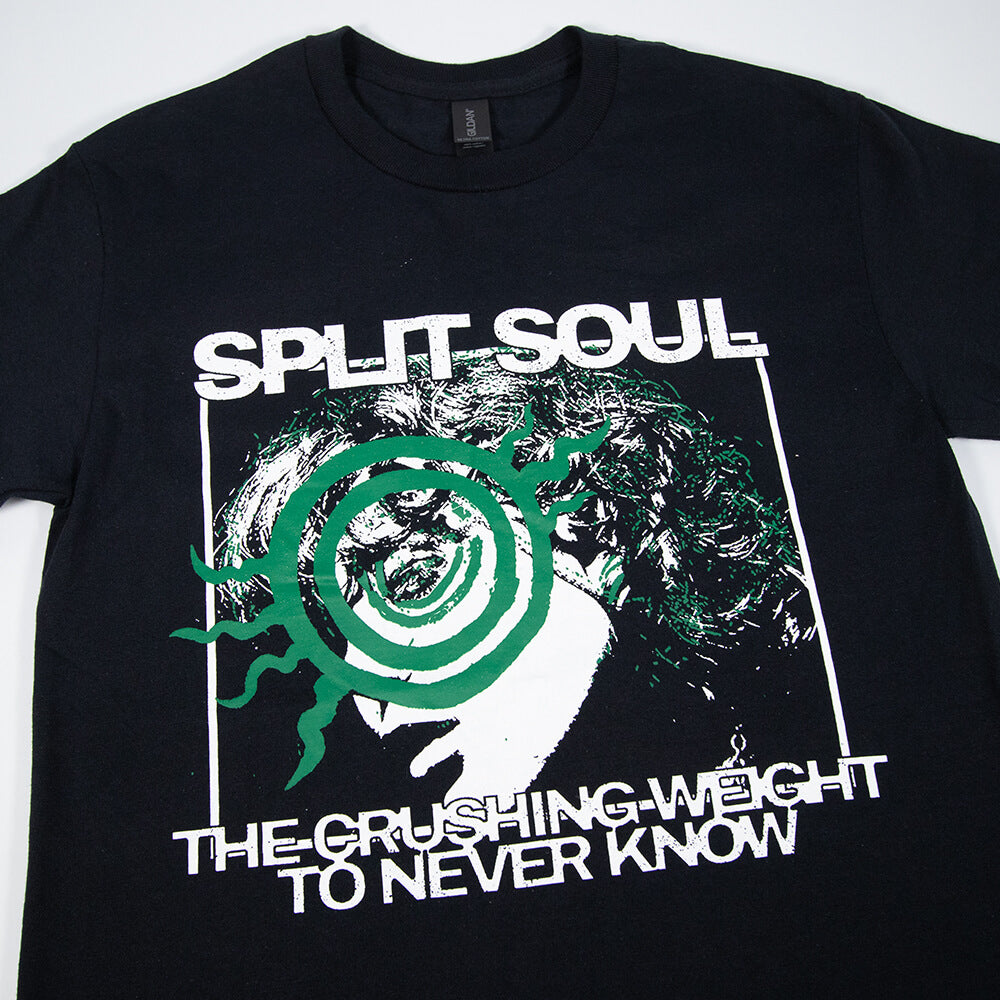Split Soul Green T-Shirt - Black