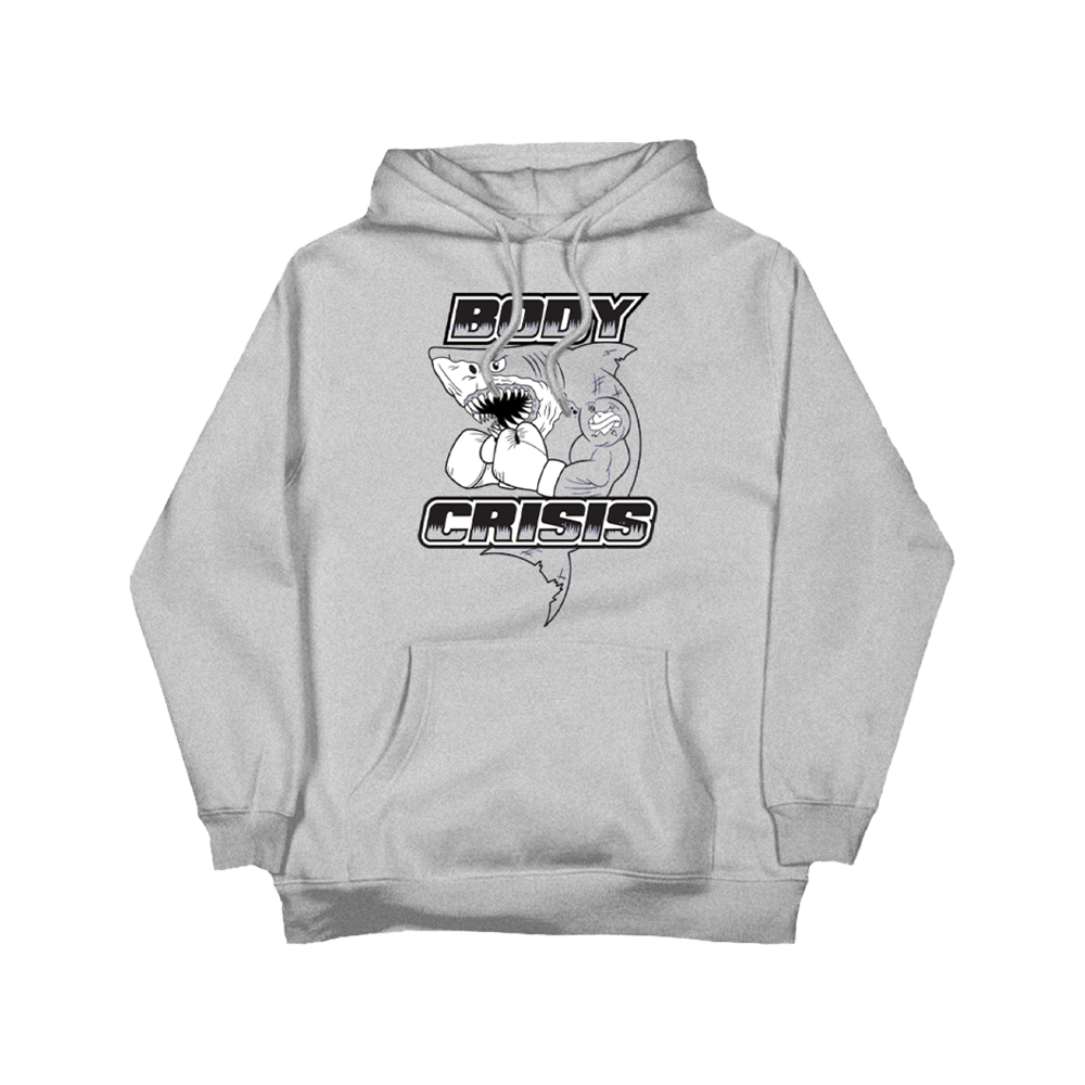 Shark Hoodie - Heather Grey