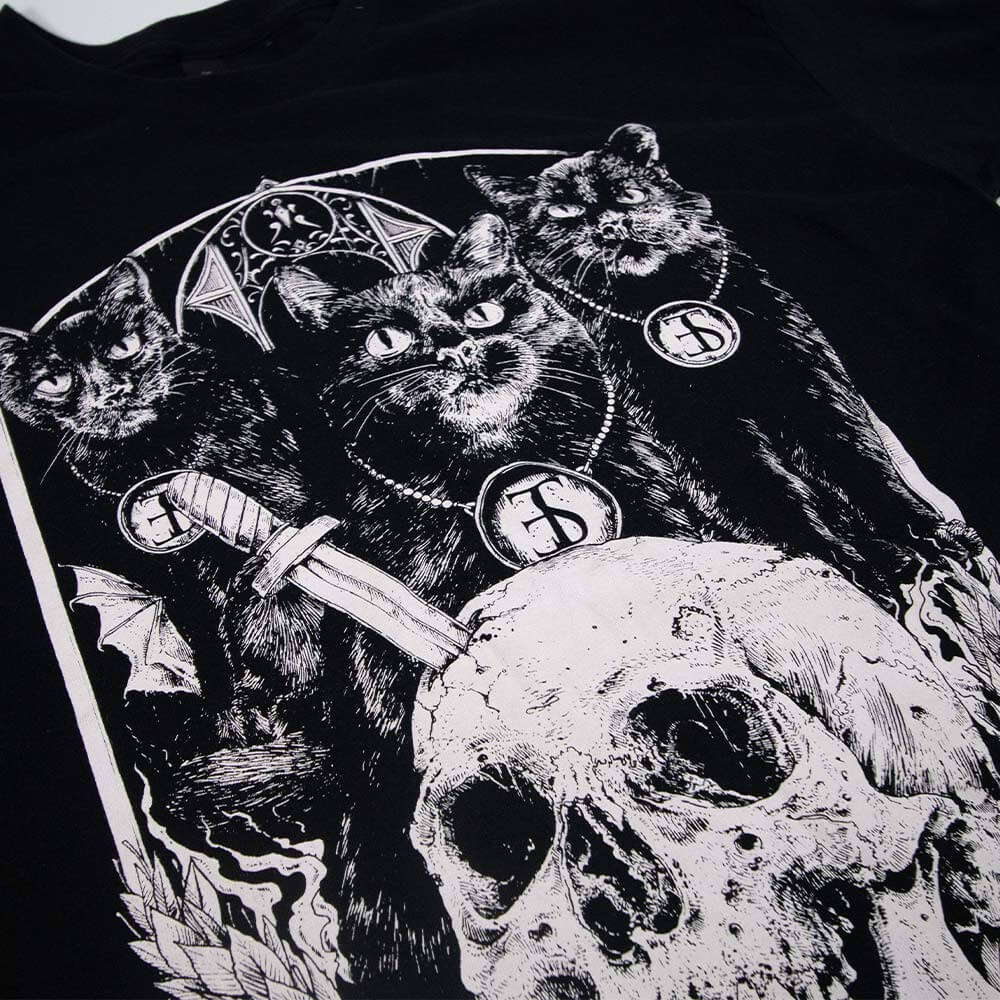 Cat Tee - Black