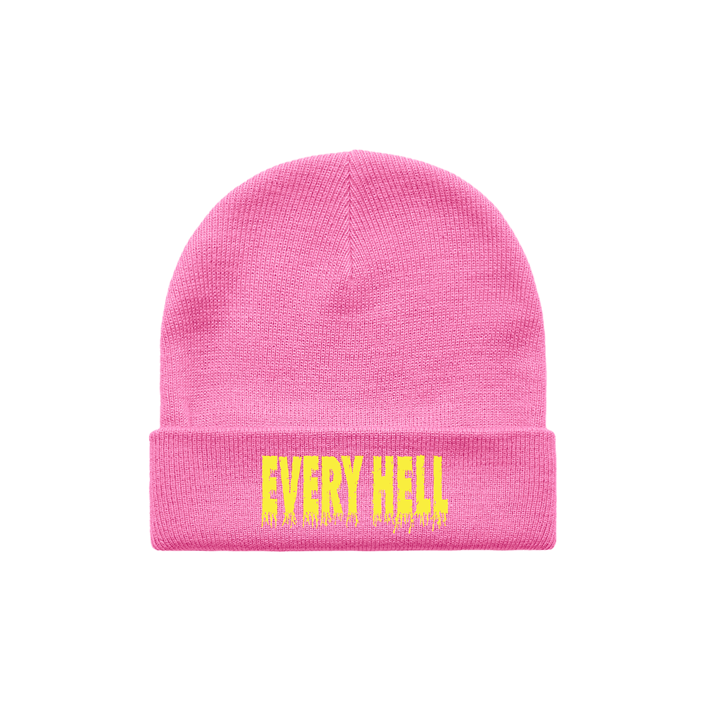 Every Hell Logo Beanie - Pink