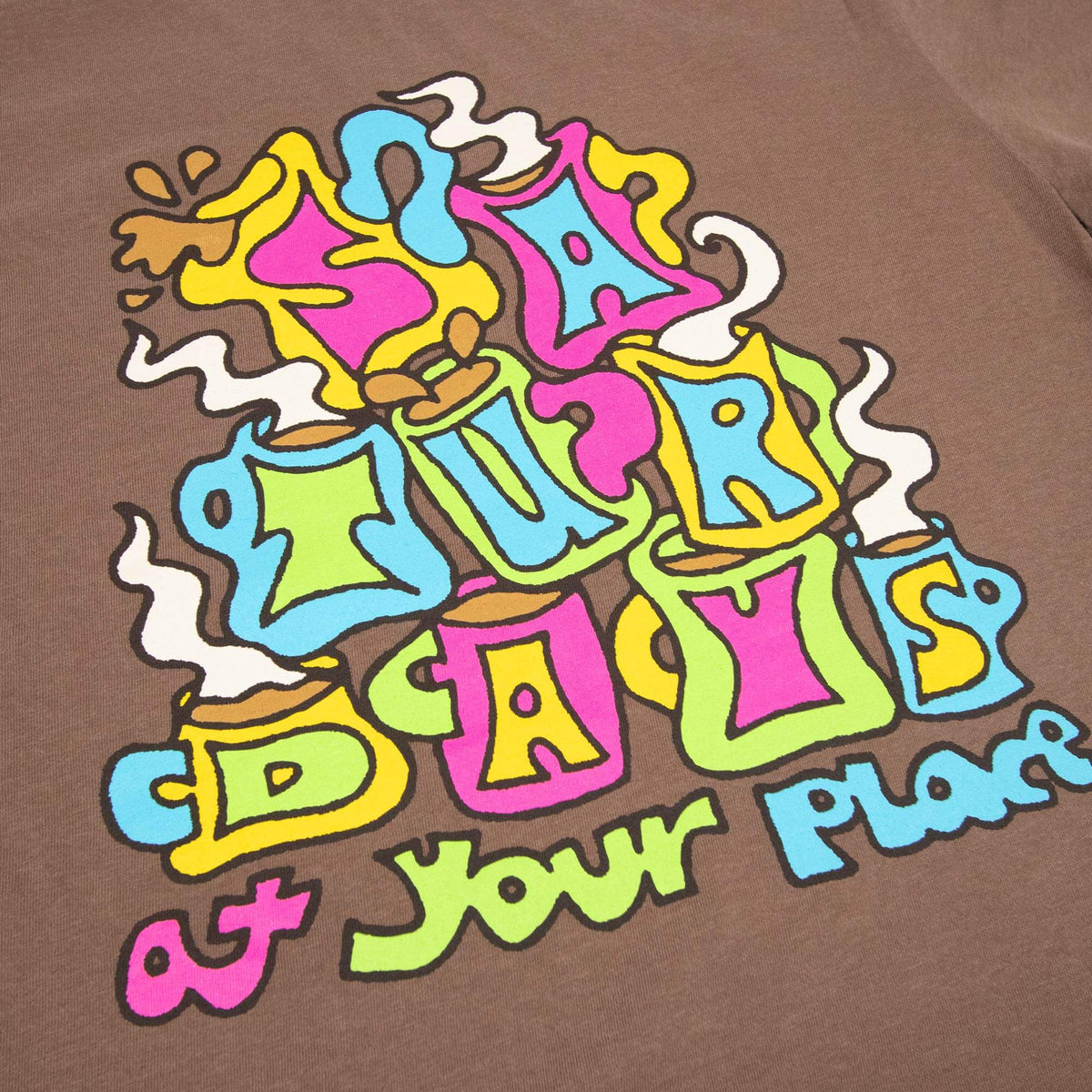Mugs Tee - Brown