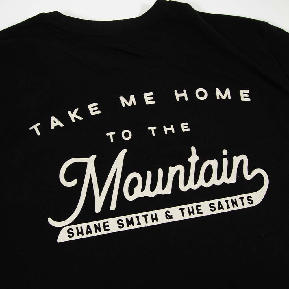 Take Me Home To The Mountians Tee - Black