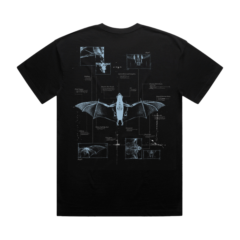 Angel Anatomy Tee - Black