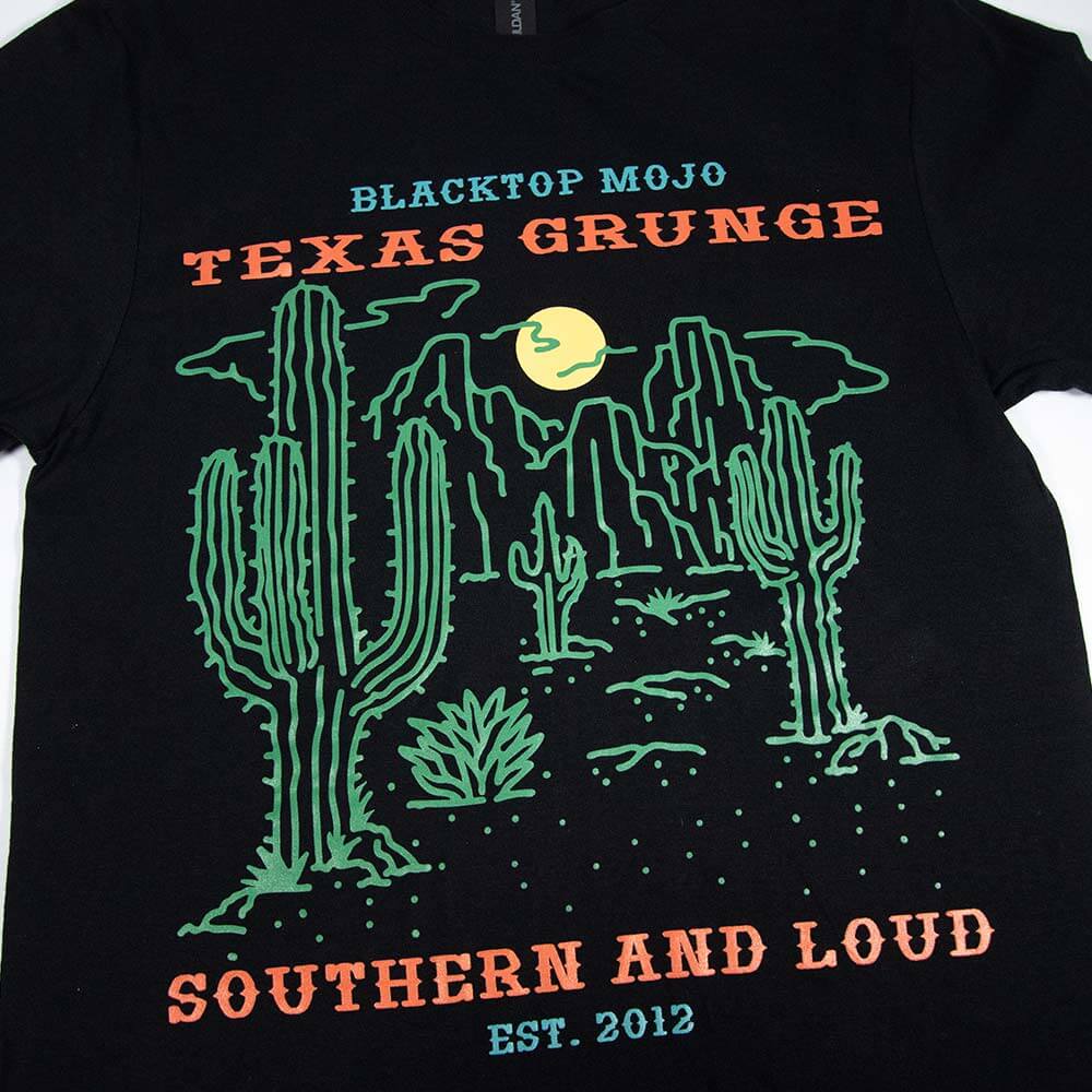 Texas Grunge Tee - Black image 2