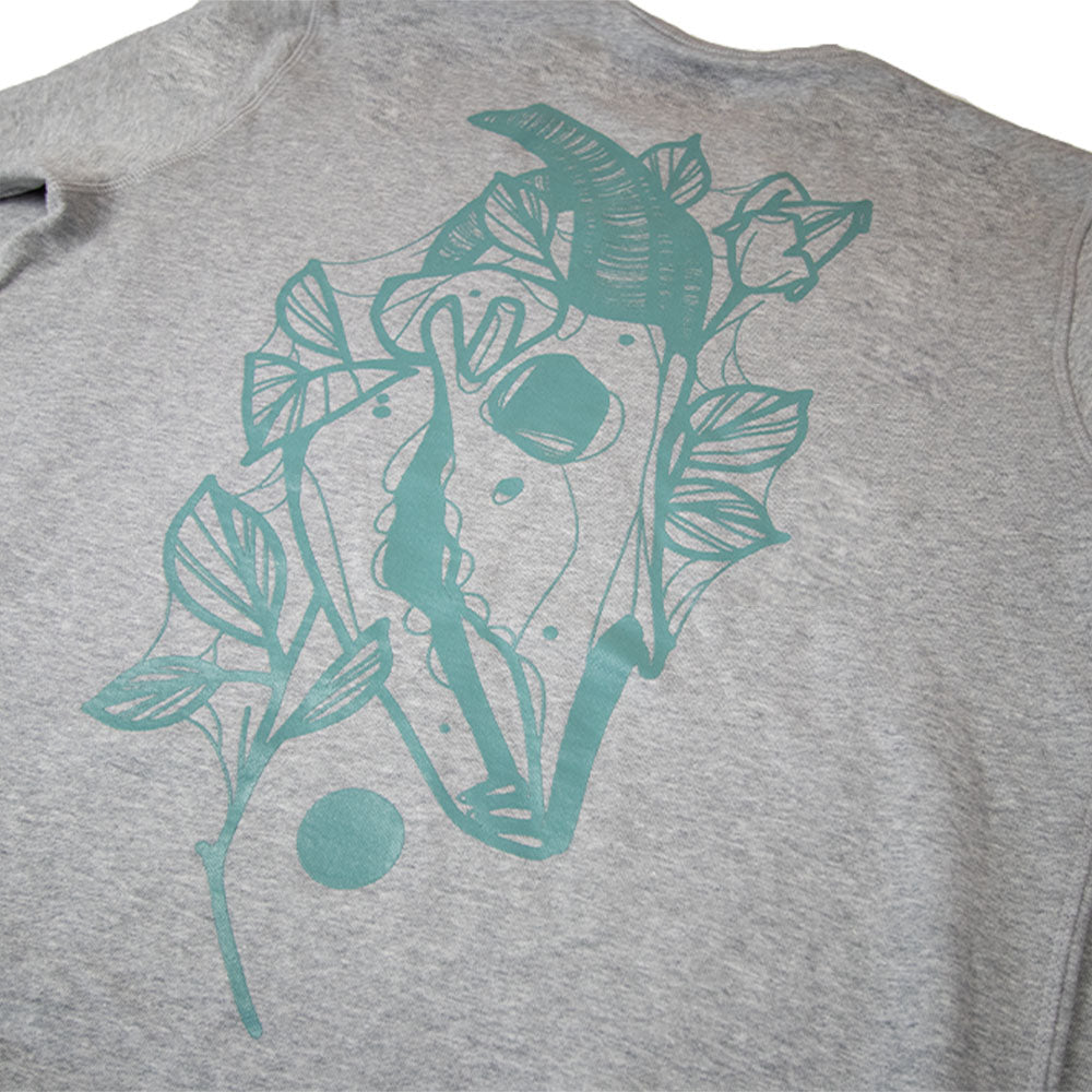 Roses For The Dead Crewneck - Grey image 4