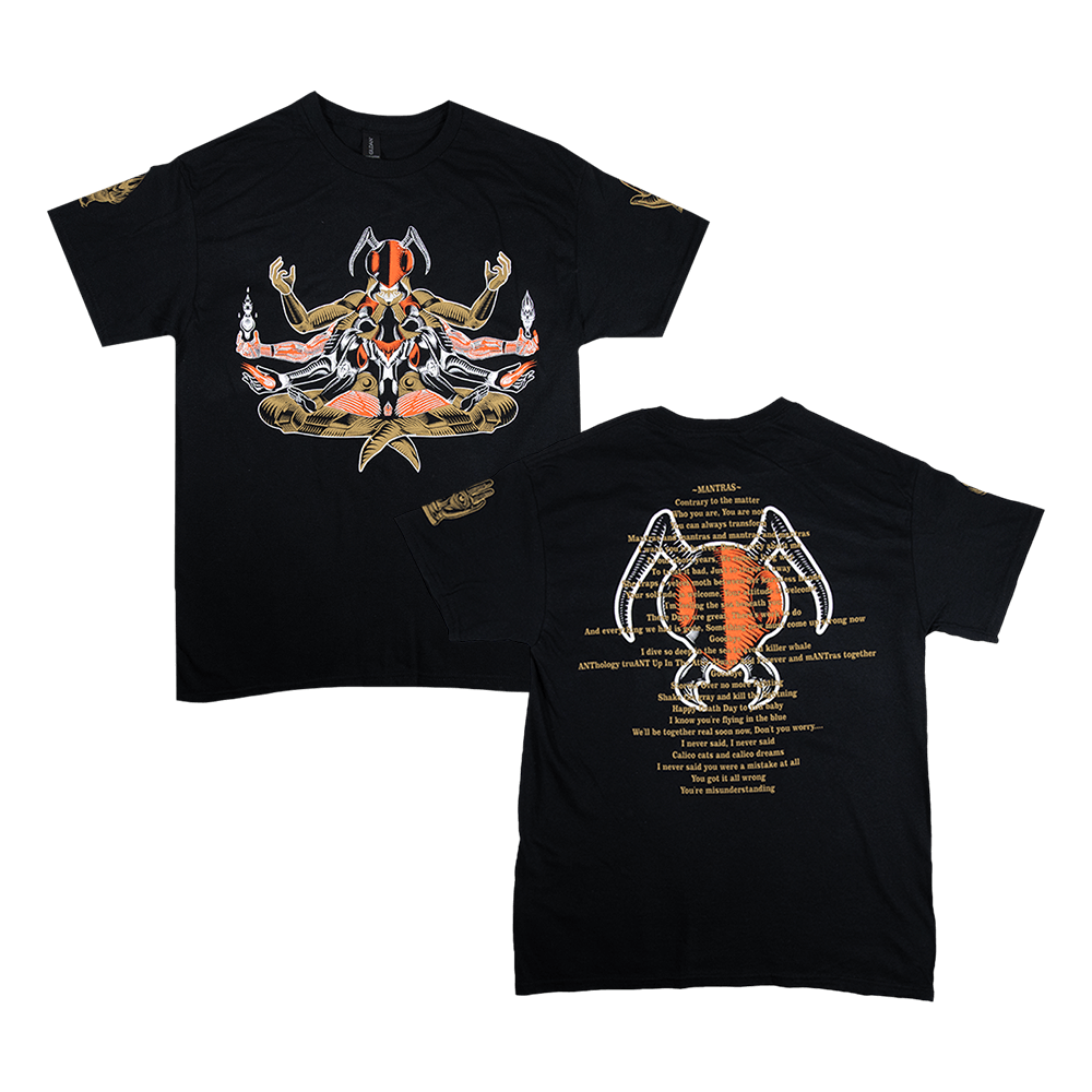 Mantras Lyric Tee - Black image 0