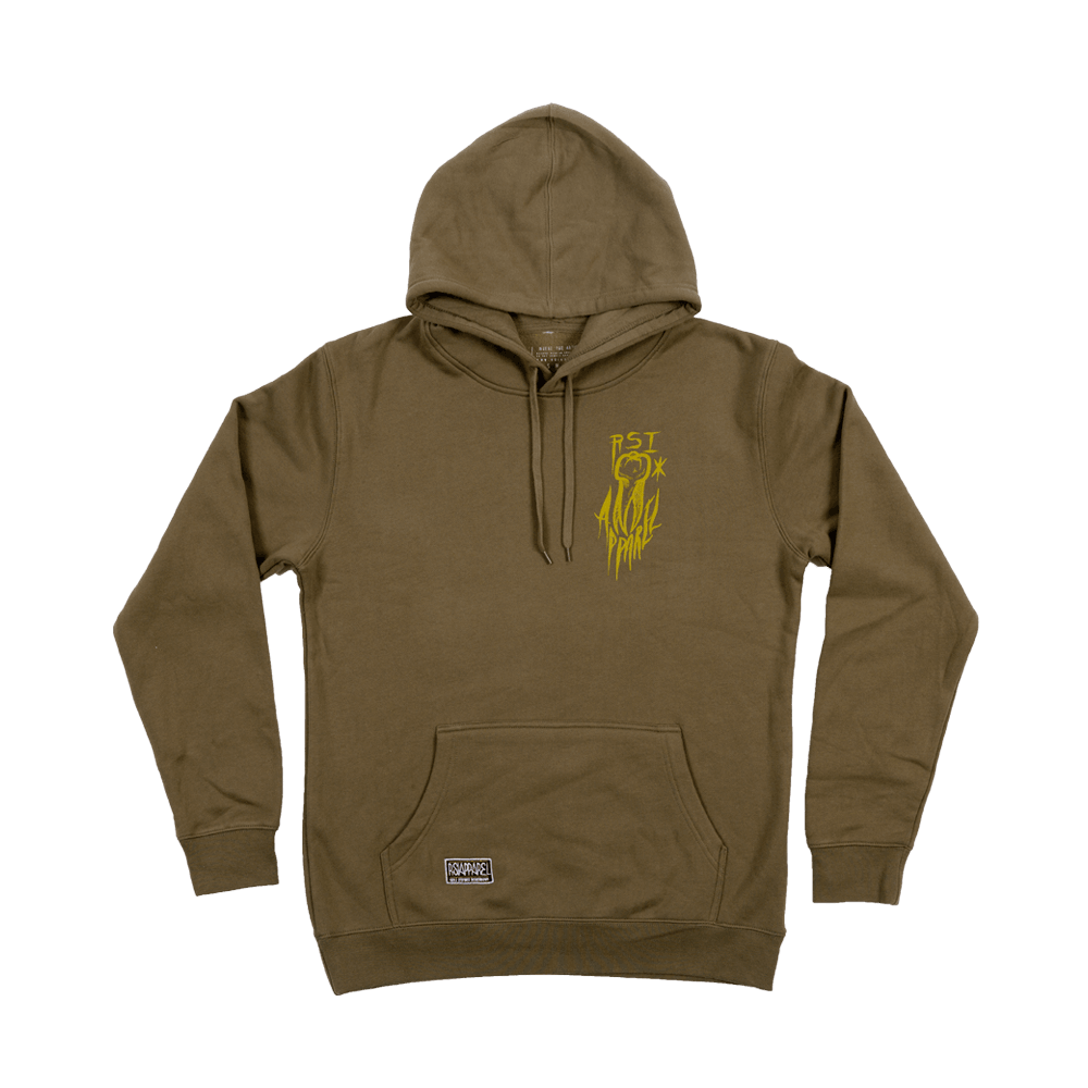 Skull Buster Hoodie - Olive image 0