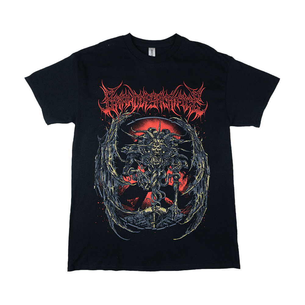 Winged Demon Tee - Black image 0