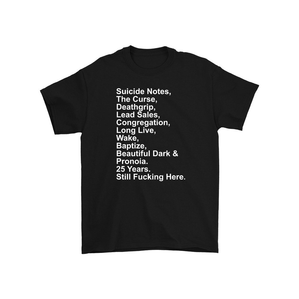 25 Years Album Tee - Black image 0