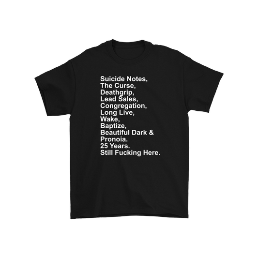 25 Years Album Tee - Black image 0