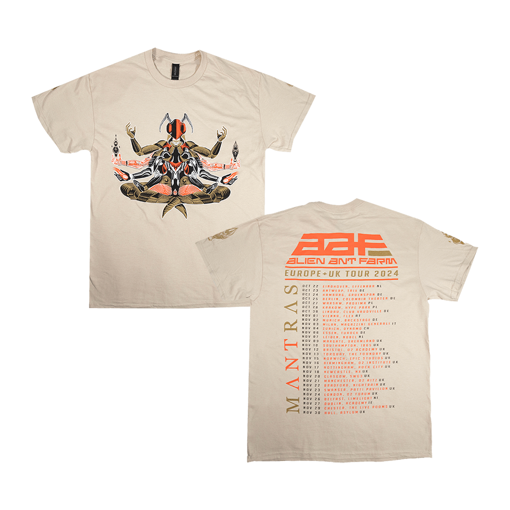 Mantras EU+UK Tour 24 Tee - Sand image 0
