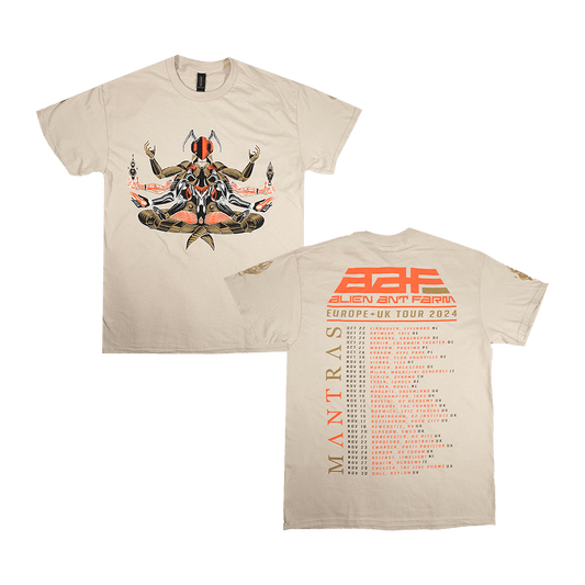 Mantras EU+UK Tour 24 Tee - Sand image 0
