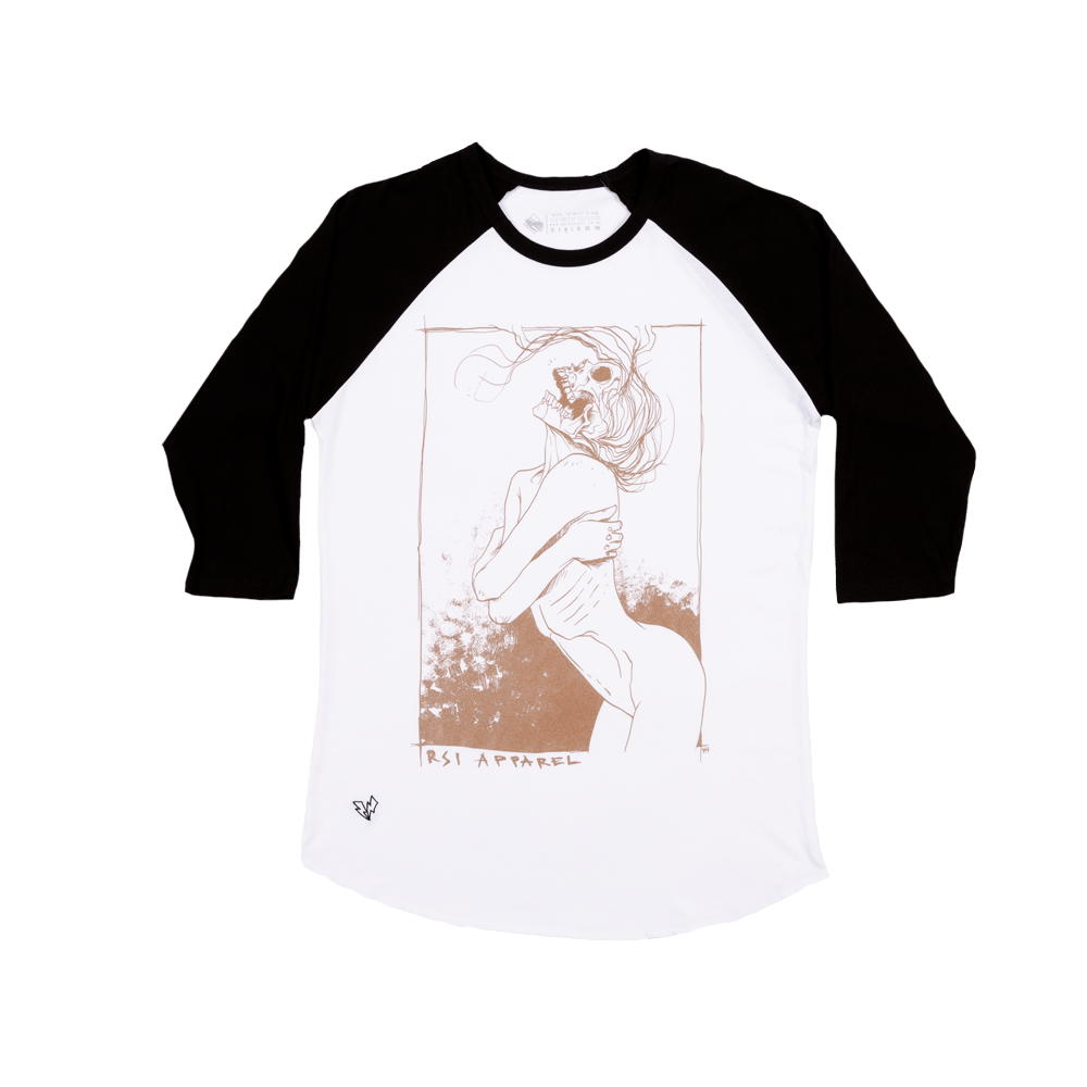 DEAD MUSE Baseball Shirt - Black/White image 0