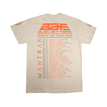 Mantras EU+UK Tour 24 Tee - Sand image 4