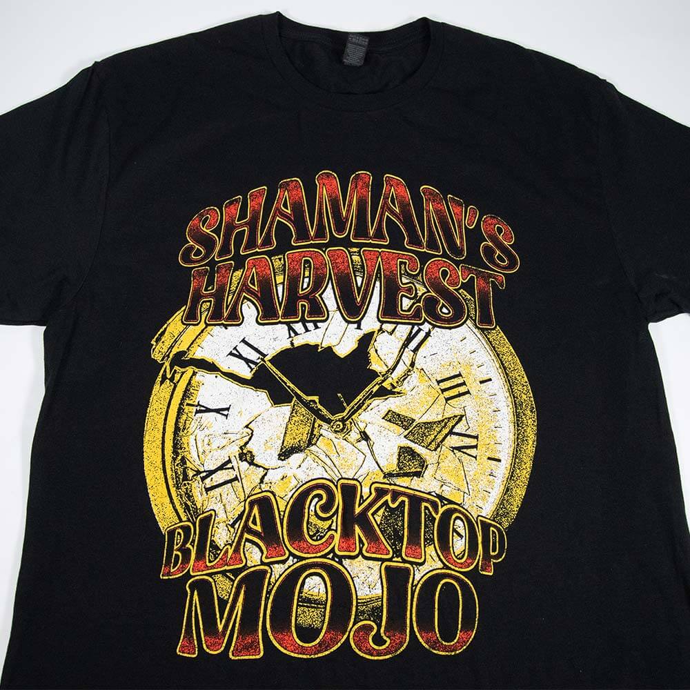 Blacktop Mojo x Shamans Harvest UK/IRE 25 Tour T-Shirt - Black image 2