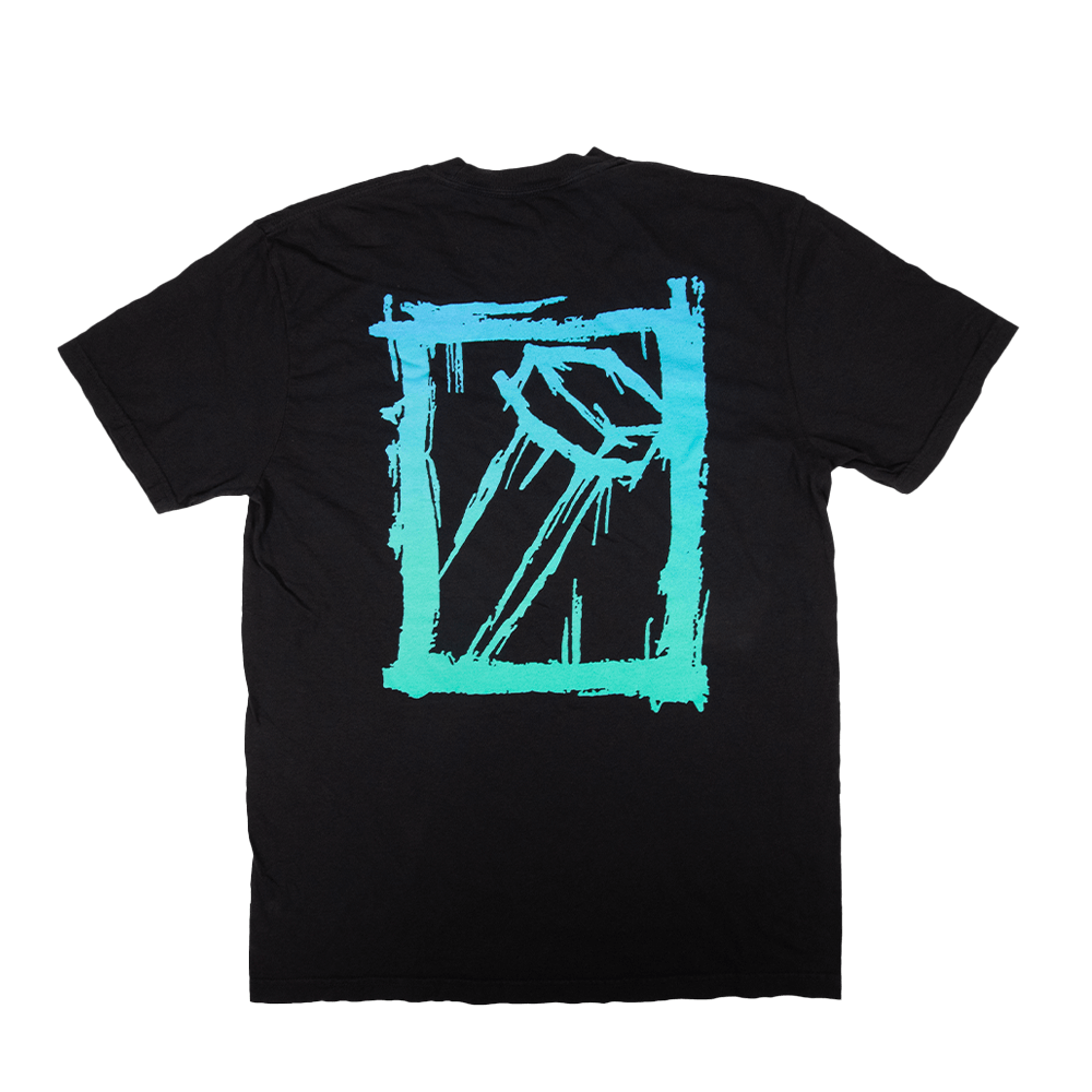 Splatter Tee - Faded Black