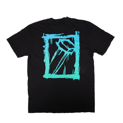 Splatter Tee - Faded Black
