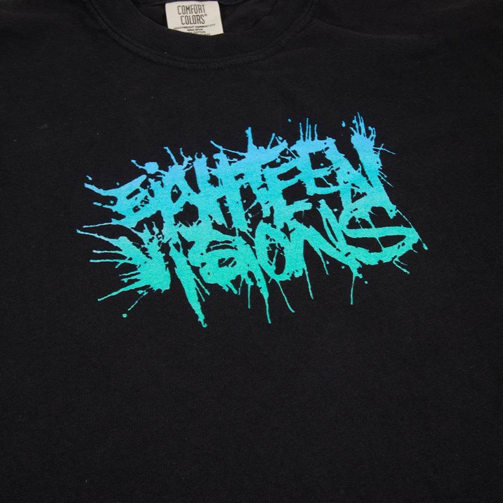 Splatter Tee - Faded Black