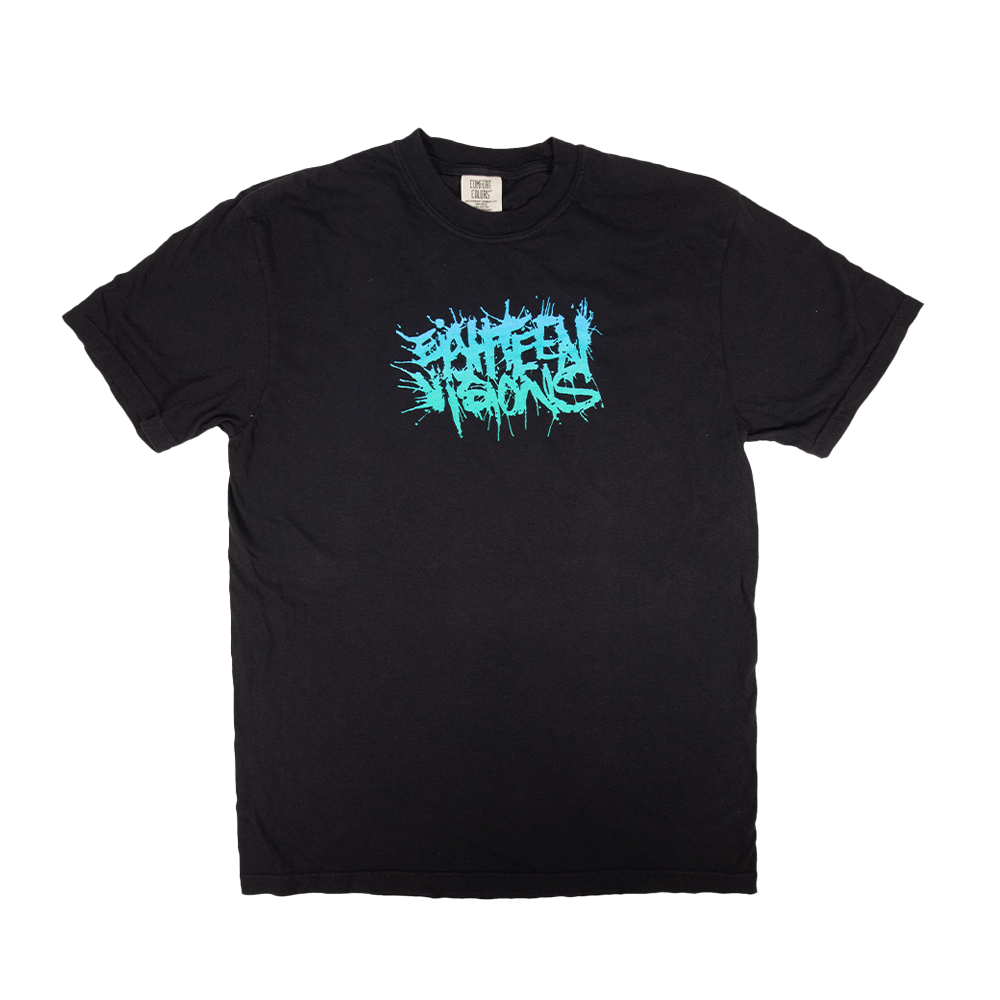 Splatter Tee - Faded Black