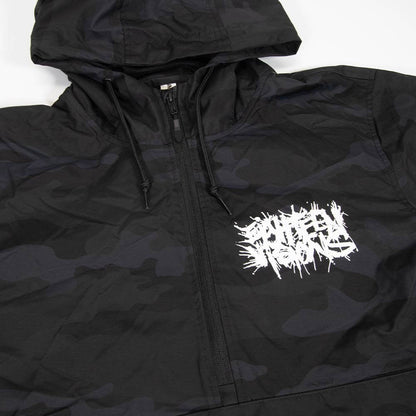 Splatter Windbreaker - Black/Grey Camo