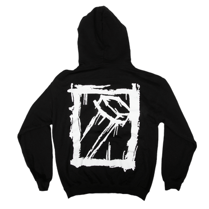 Splatter Hoodie - Black