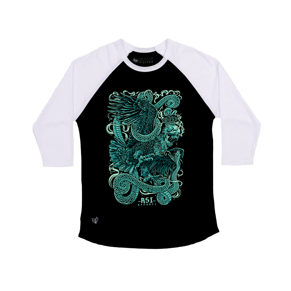 Eagle Of Death Baseball Shirt - White/Black image 0