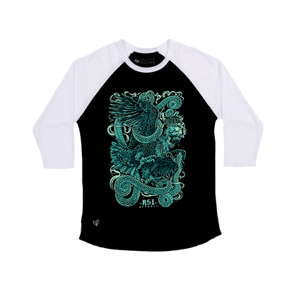 Eagle Of Death Baseball Shirt - White/Black image 0