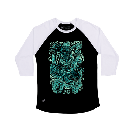 Eagle Of Death Baseball Shirt - White/Black image 0