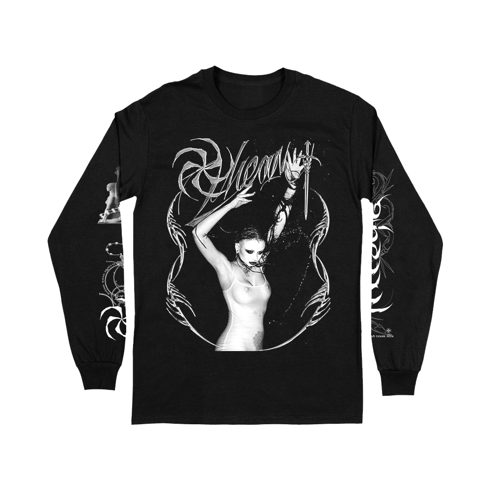 Goddess Tour Dates Longsleeve - Black image 1