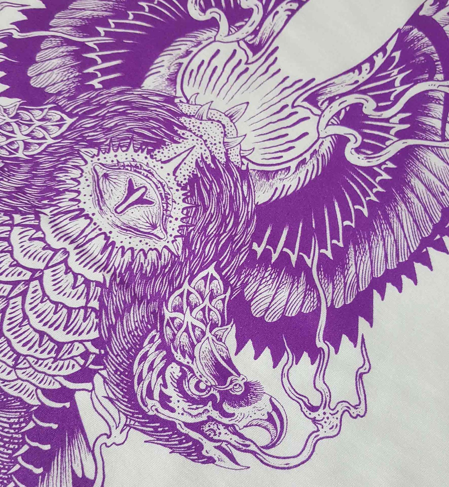 EAGLE OF DOOM Tee - White image 3