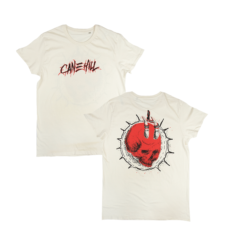 Devil Skull Tee - Ecru image 0