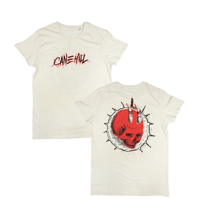 Devil Skull Tee - Ecru image 0