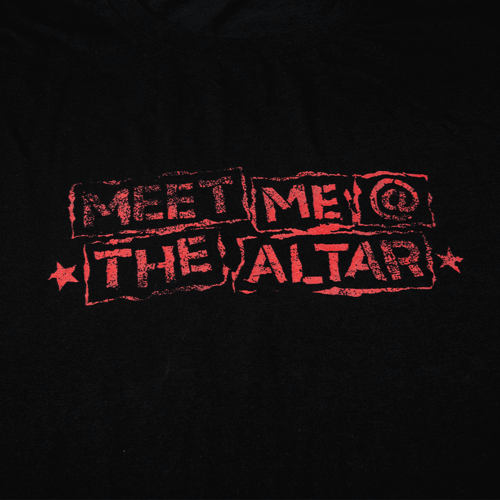 Red Logo T-Shirt - Black image 2
