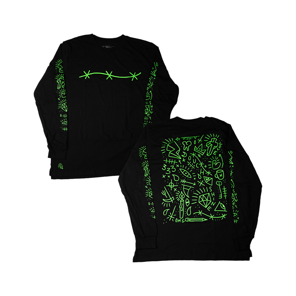 Love Hurts Longsleeve - Black image 0