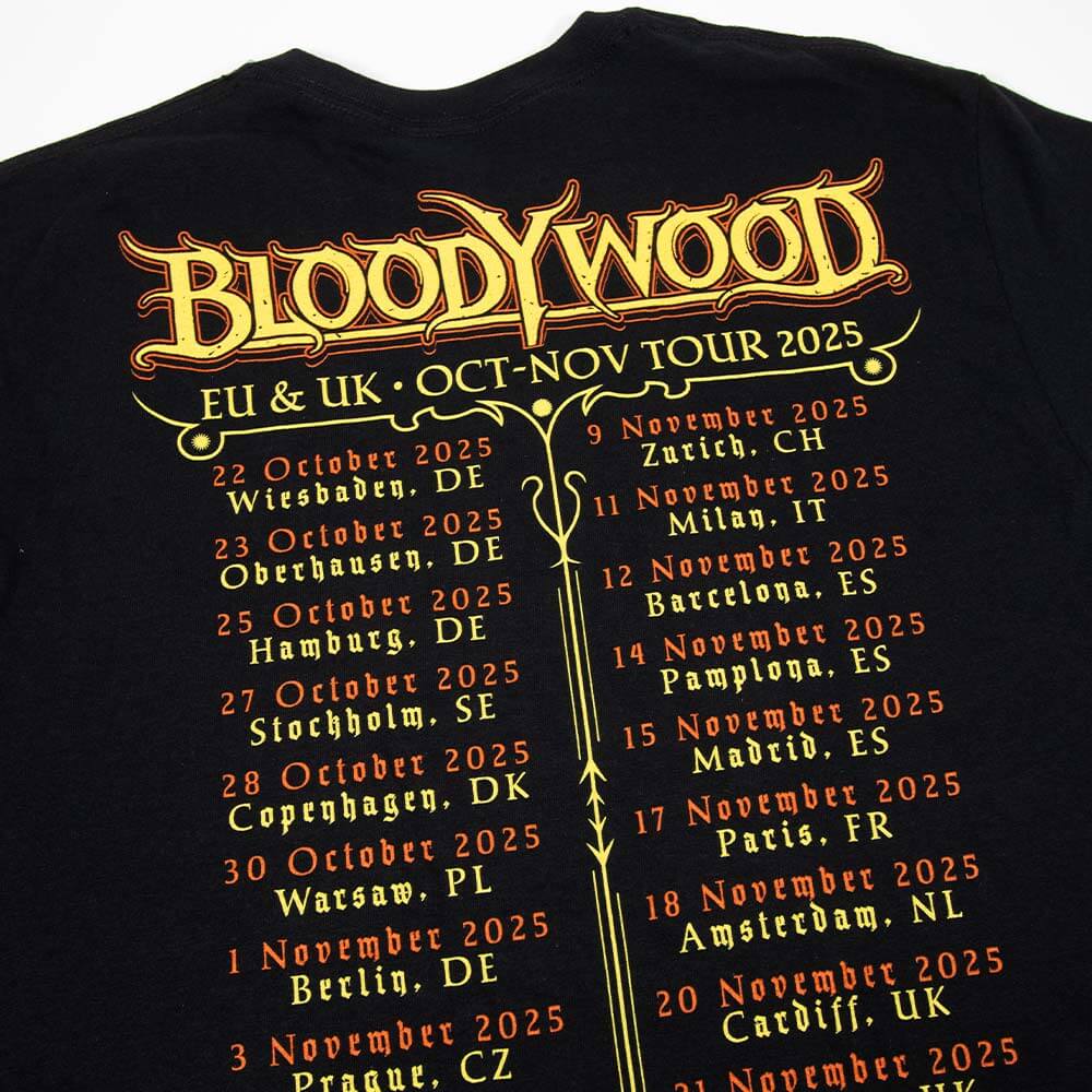 EU/UK Nov Tour 2025 Tee - Black image 4