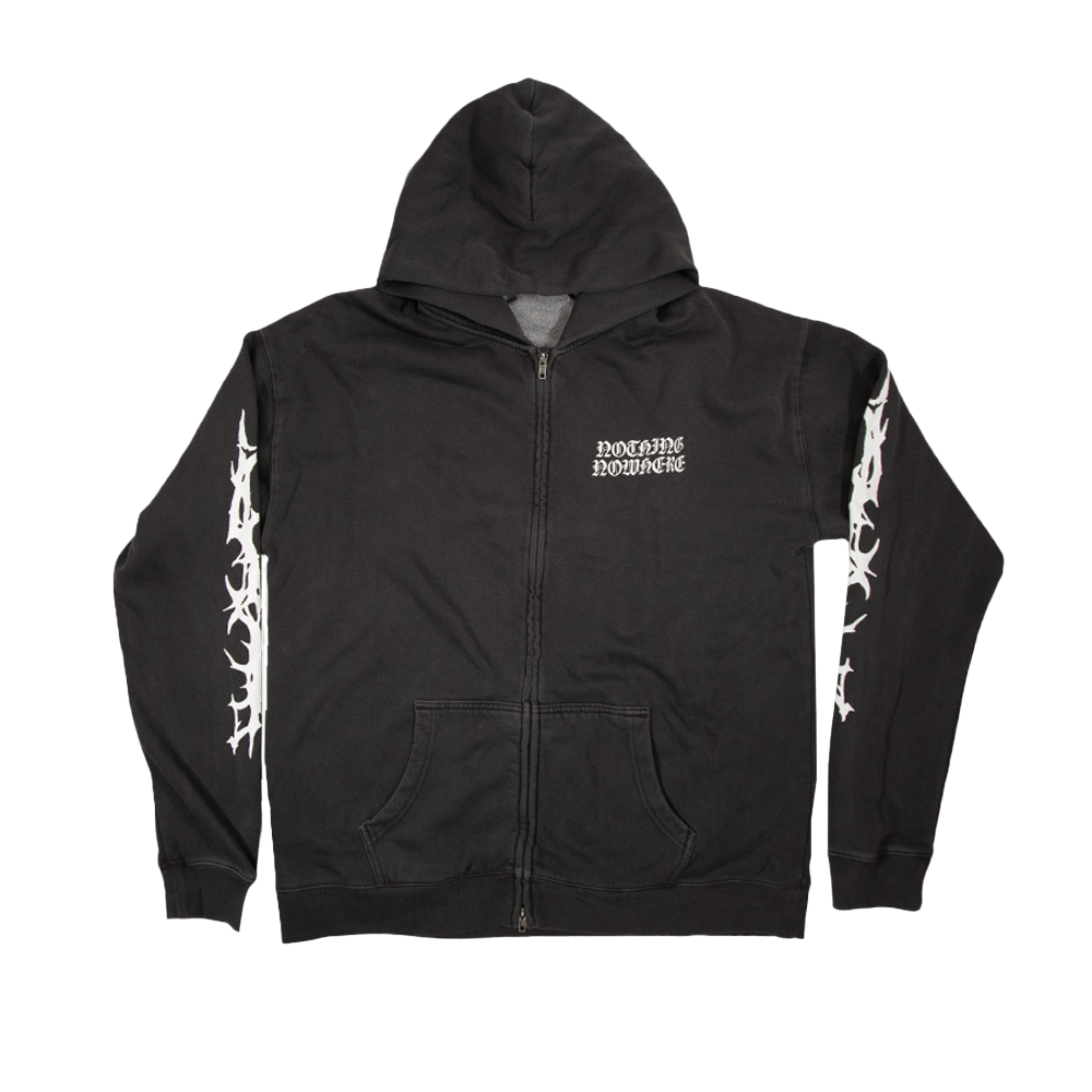 Cult Zip Hoodie - Faded Grey image 1