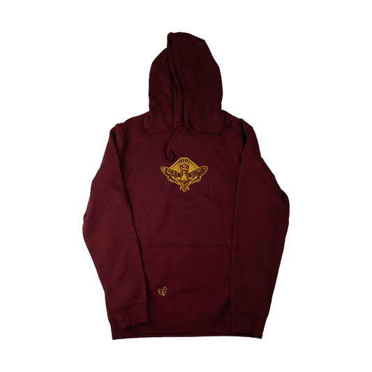 Killing Time Hoodie - Burgundy image 0