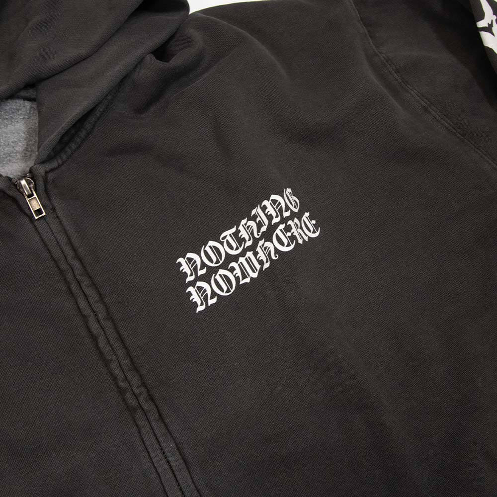 Cult Zip Hoodie - Faded Grey image 2