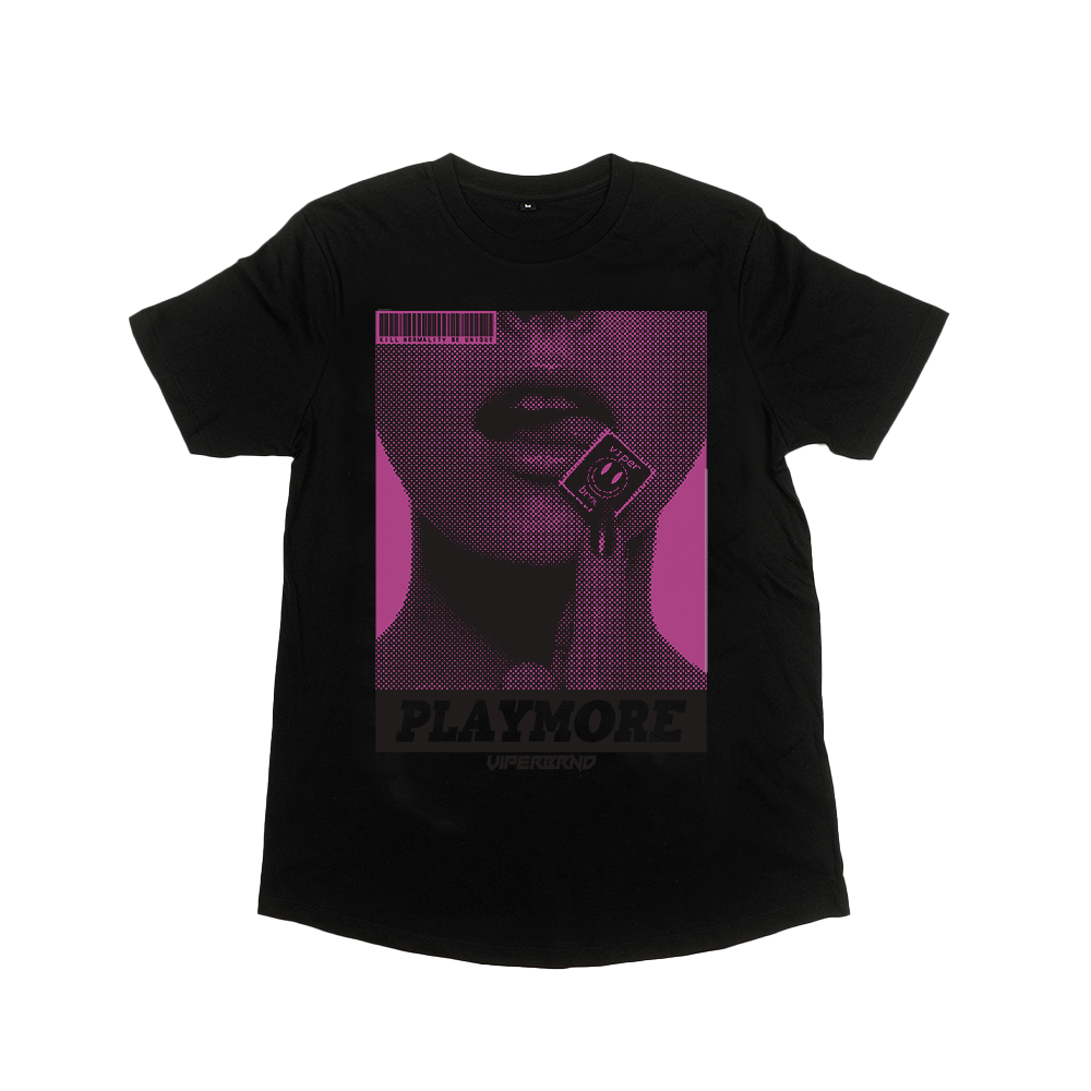 PLAYMORE Tee - Black (Longline) image 0