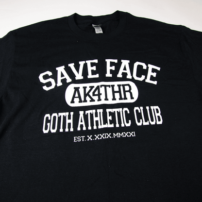 Goth Athletic Tee - Black image 1