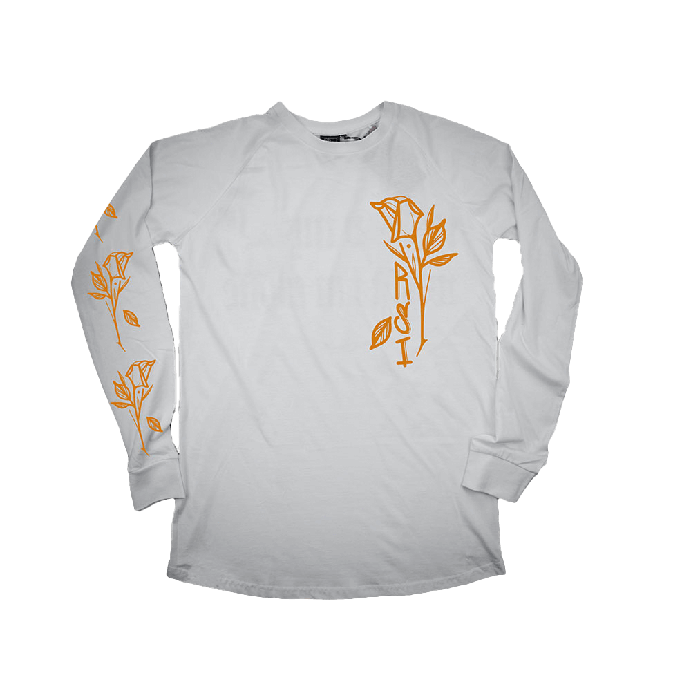 Roses for the Dead Longsleeve - White image 0