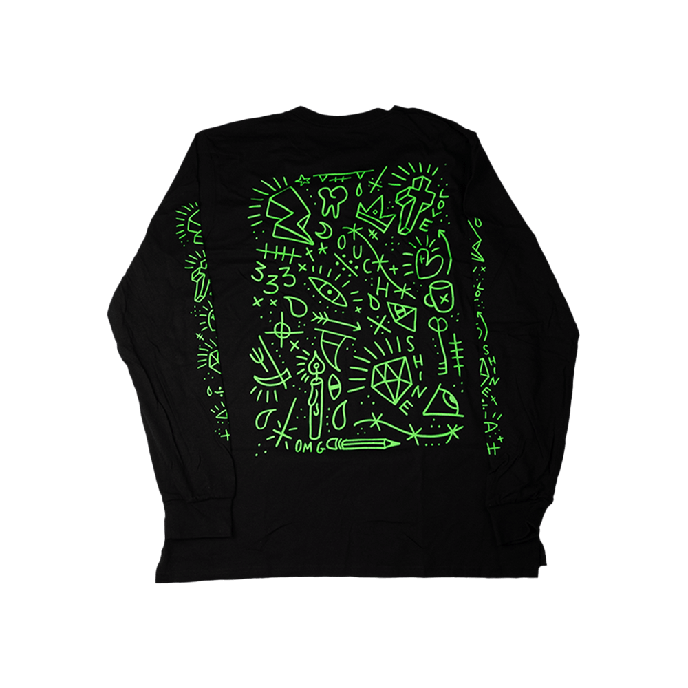 Love Hurts Longsleeve - Black image 3
