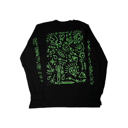 Love Hurts Longsleeve - Black image 3